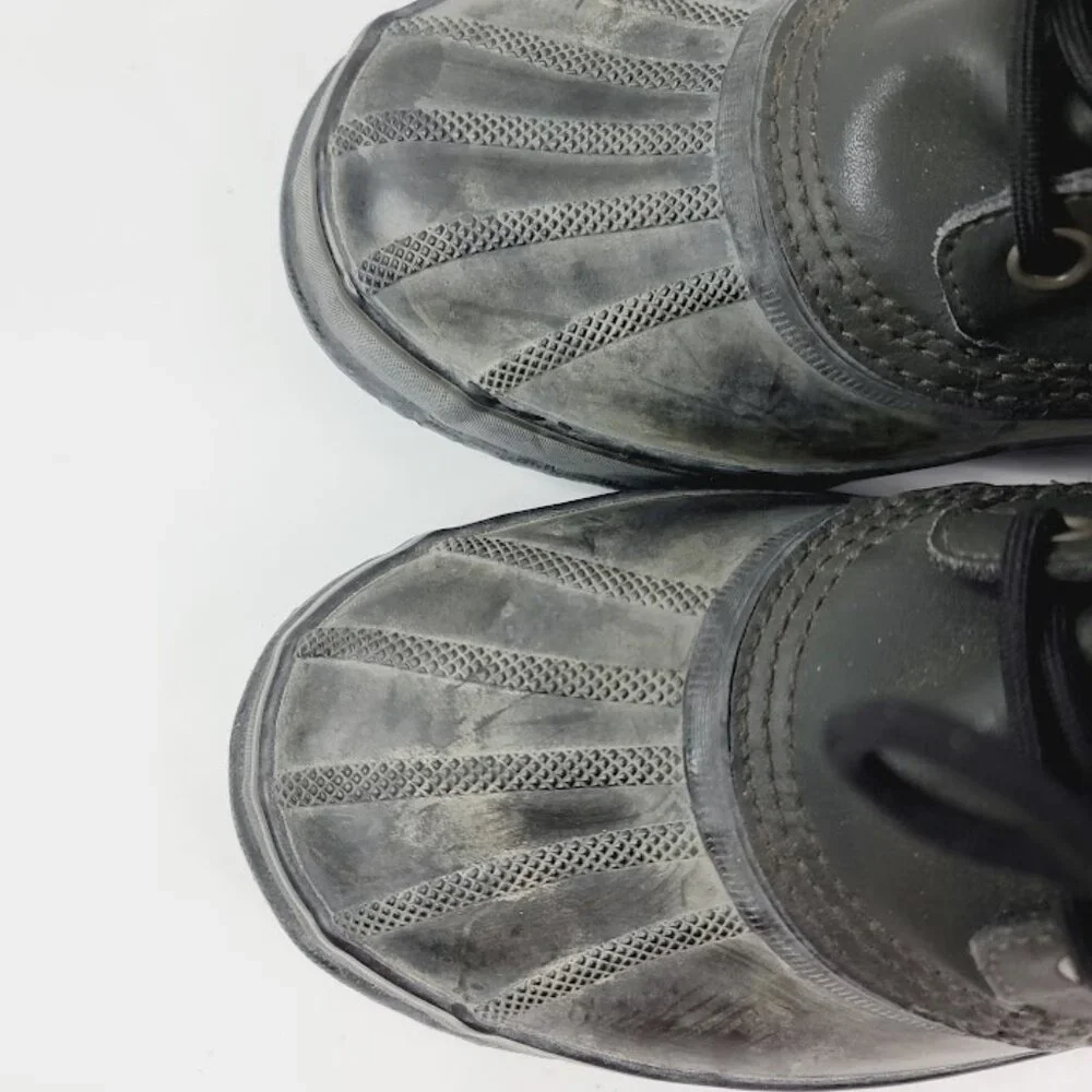 Sorel Men's Gray Premium T NM1330-093 Rubber Waterproof Rain Duck Boot Size 9